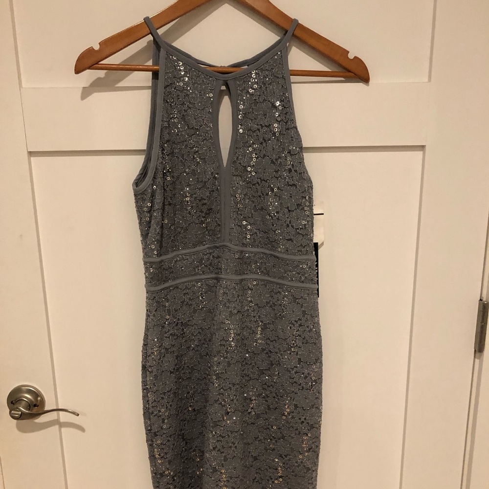 Silver Sequin dress
